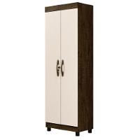 Multiuso 2 Portas 5 Prateleiras Roma Benetil Avelã Ipê E Off White - 7