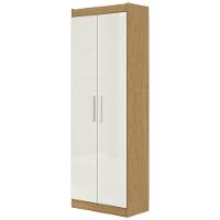 Armário Multiuso Com 2 Portas E 4 Prateleiras Cor Atacama Off White Aramóveis - 1