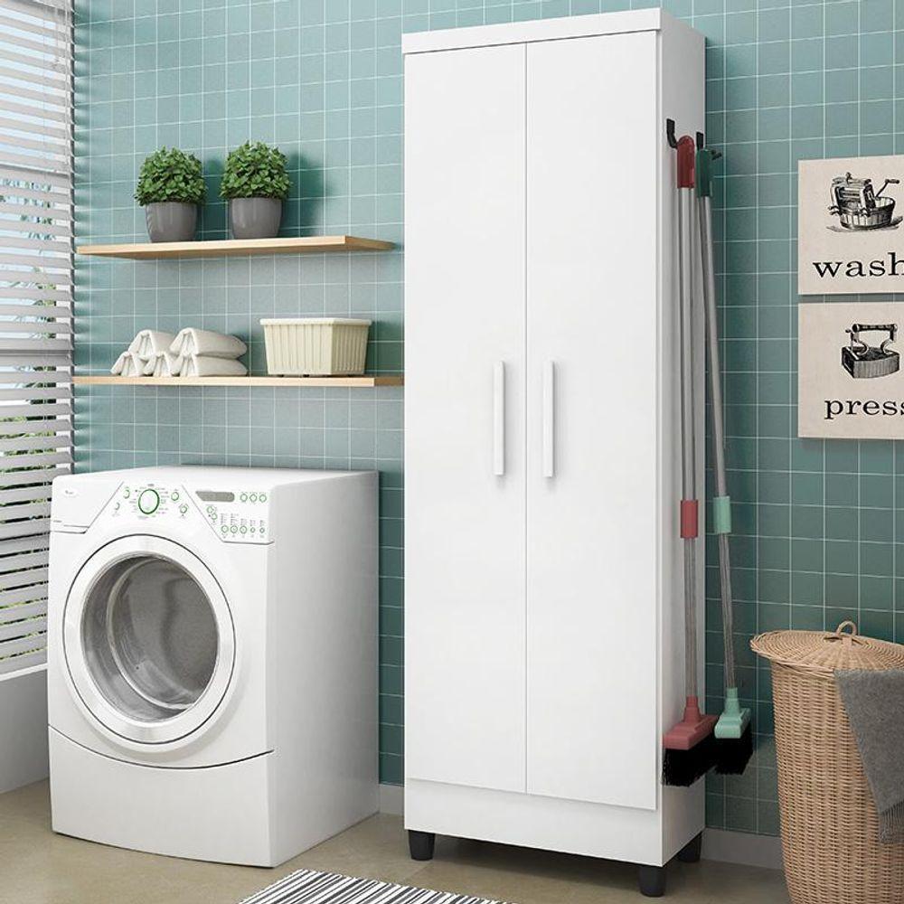 Armario Organizador Multiuso 879 Com Suportes Branco Branco - 1