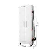 Armario Organizador Multiuso 879 Com Suportes Branco Branco - 6