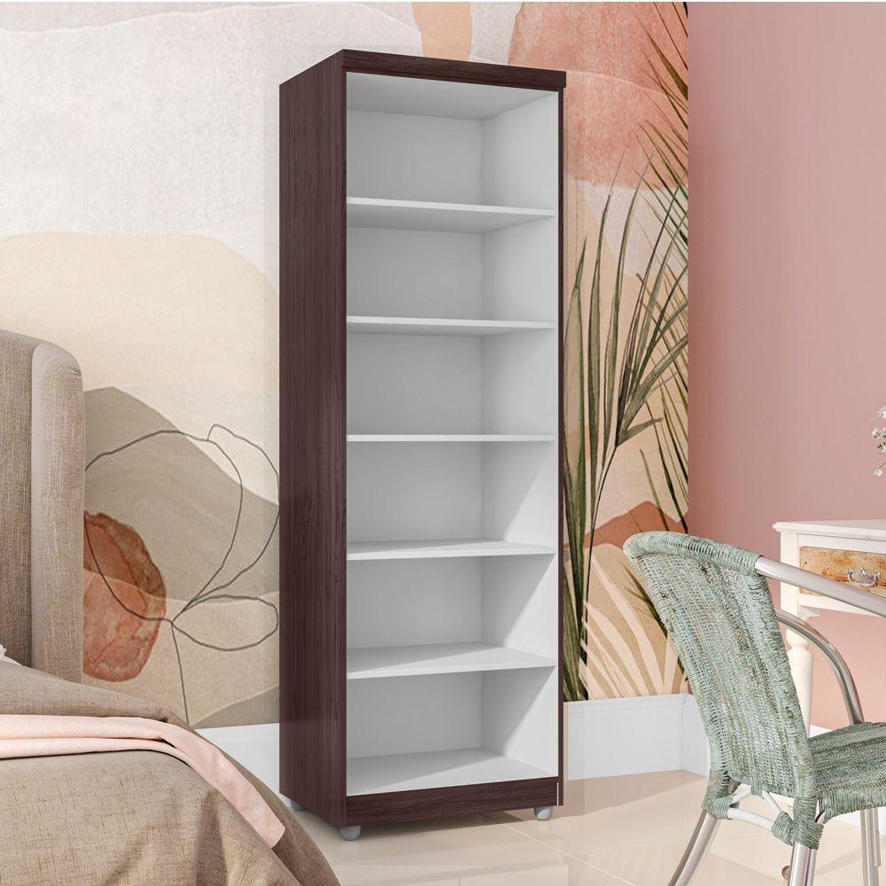 Armário Multiuso 2 Portas Sabrina Castanho 1088 Ajl Móveis - 2