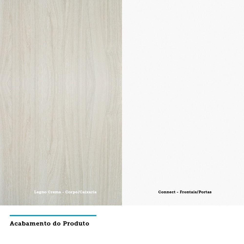 Lavanderia 2 Peças Lis Crema Com Branco Mat Crema Com Branco - 2