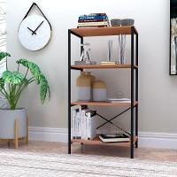 Armario Multiuso Industrial Mineta Com 4 Prateleiras Preto