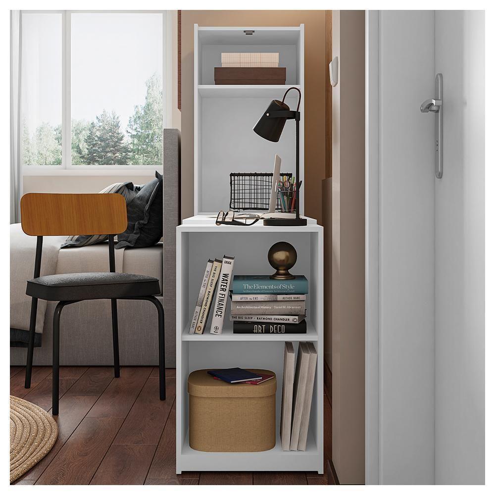 Armário Multiuso Com Mesa Auxiliar Mult Max Branco Caemmun - 6