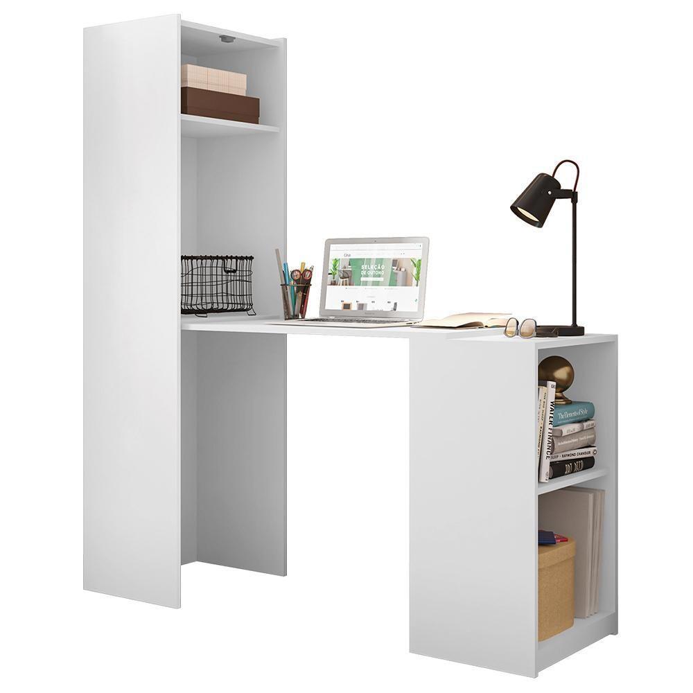 Armário Multiuso Com Mesa Auxiliar Mult Max Branco Caemmun - 9