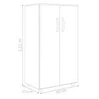 Armário Multiuso Pandariam Branco - 19