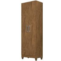 Armário Multiuso Organizador 2 Portas Castanho Wood - 1