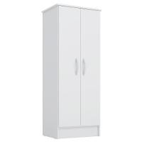 Armário Multiuso 2 Portas 3 Prateleiras Viena D02 Branco - Mpozenato - 1