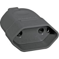 Plugue Fêmea 2p 10 A 250 V Tramontina Preto - 2