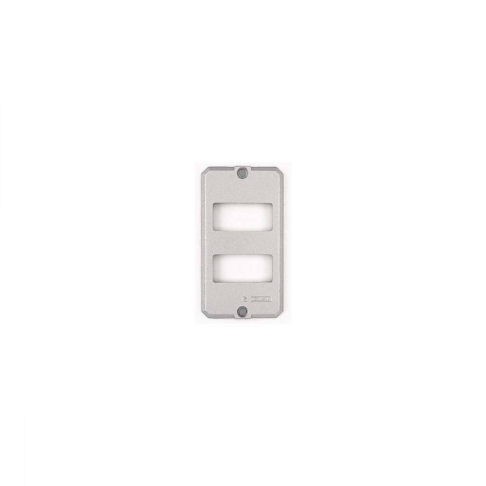 Tampa Para Condulete 1/2´´ E 3/4´´ Com 2 Postos Afastados - 1