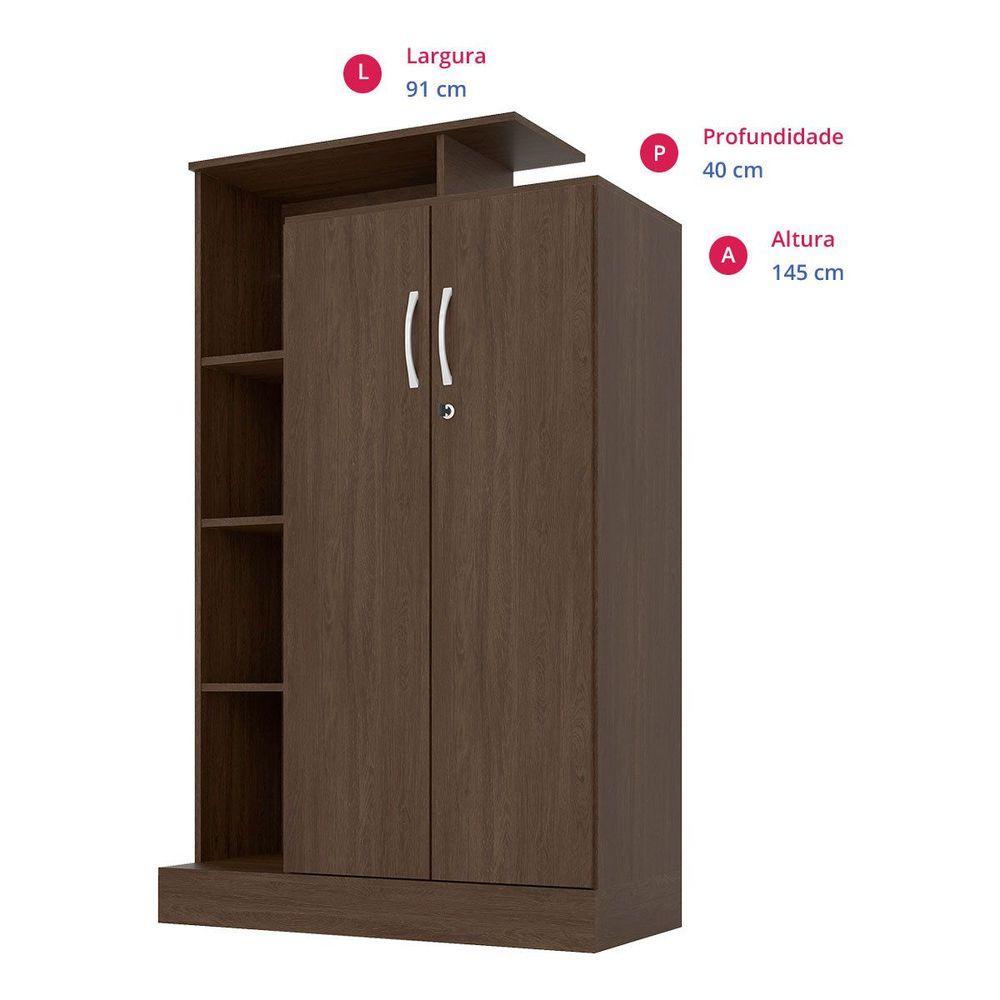 Armário Multiuso 2 Portas Chave Elite - 2