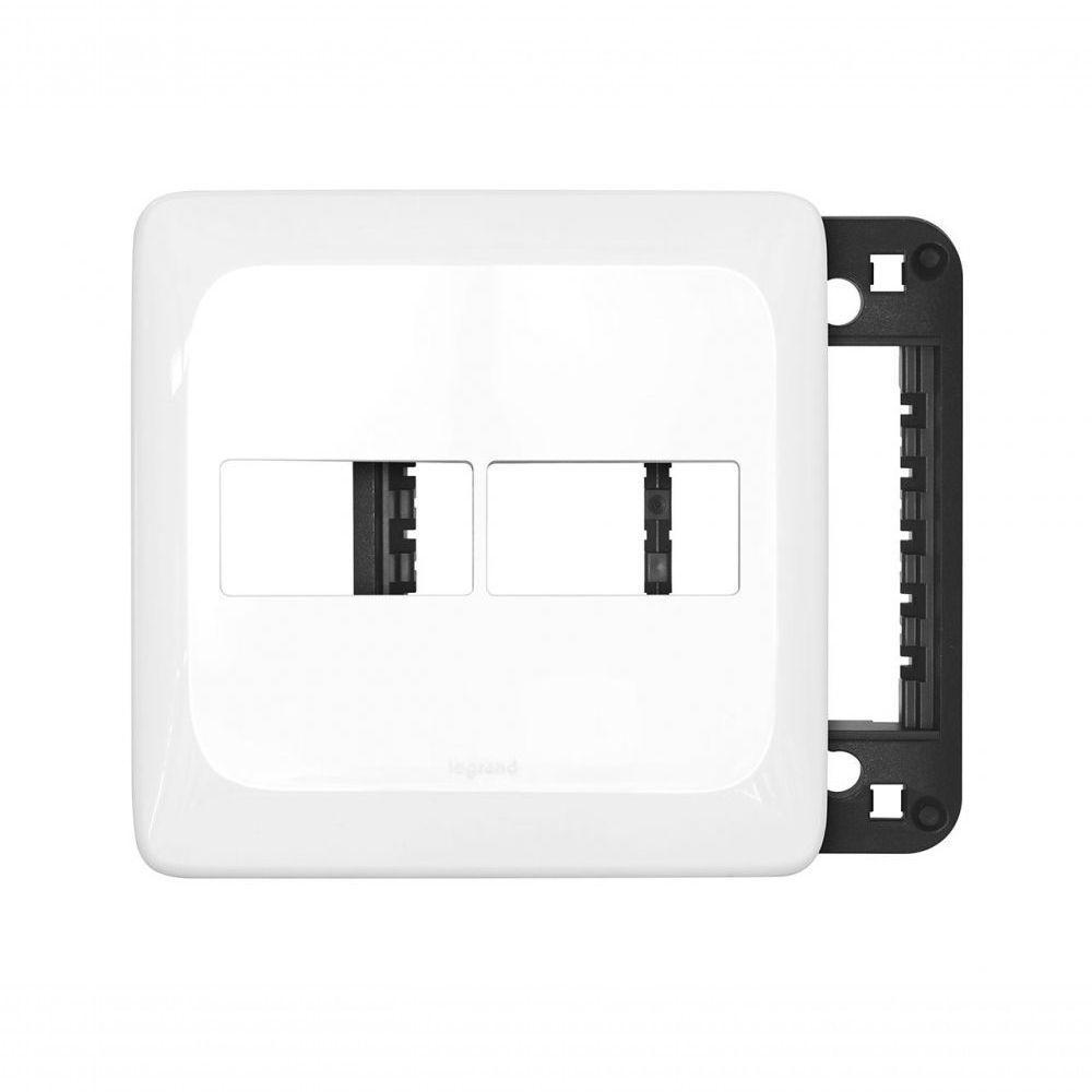 Pial Pop Modulo Placa+Suporte 1+1 Posto 4X4 Lgp42 - 1