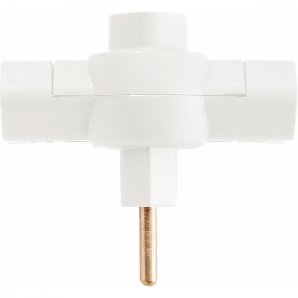 Plugue T 2p 10 A 250 V Tramontina Branco - 1