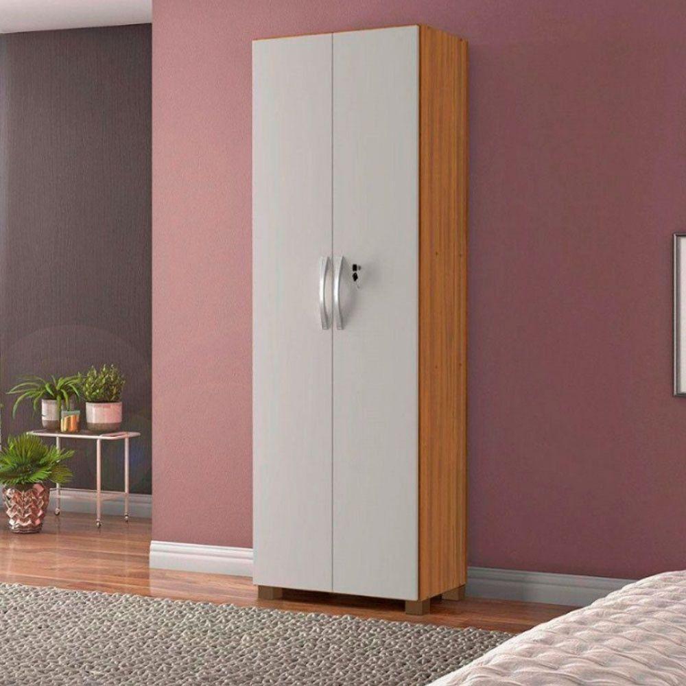 Multiuso 2 Portas Com Chave Notável Freijo Com Off White - 1
