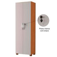 Multiuso 2 Portas Com Chave Notável Freijo Com Off White - 2