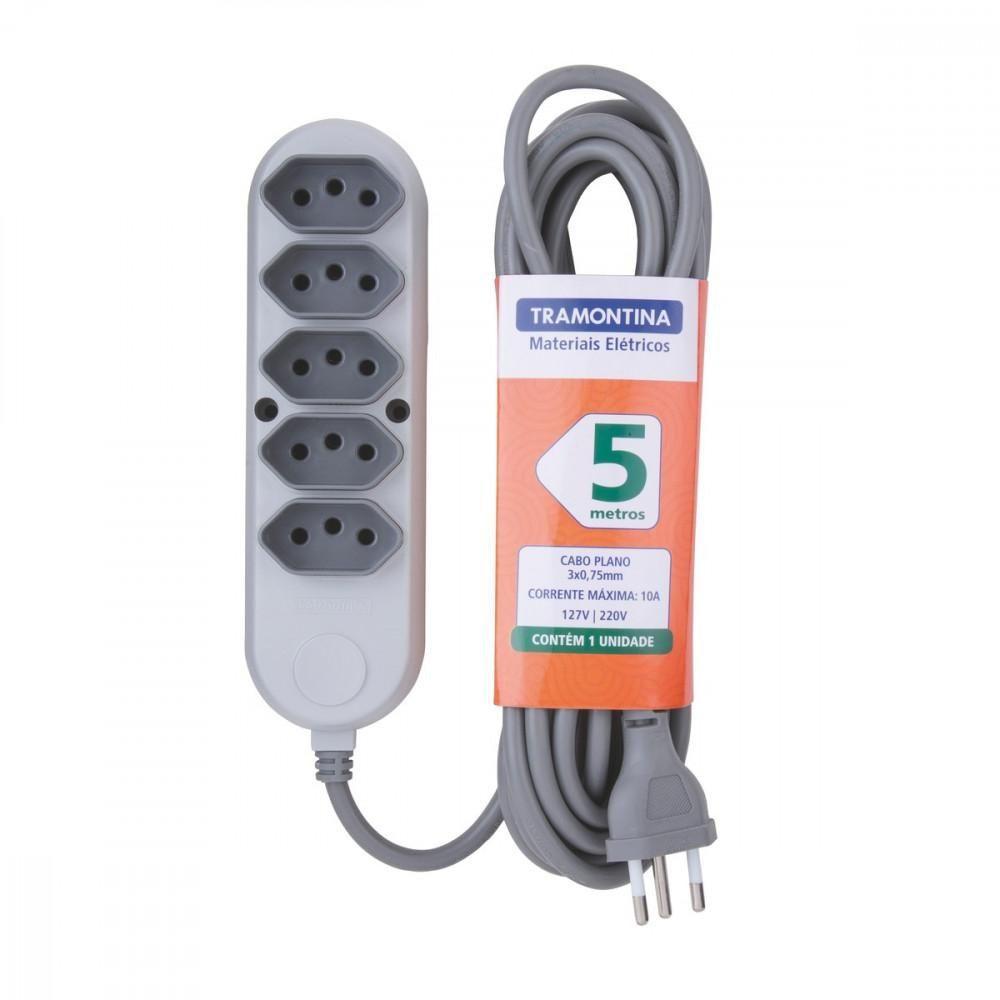 Extensão Múltipla 5 Tomadas 2p+t 10 A 250 V Tramontina 5 M - 2
