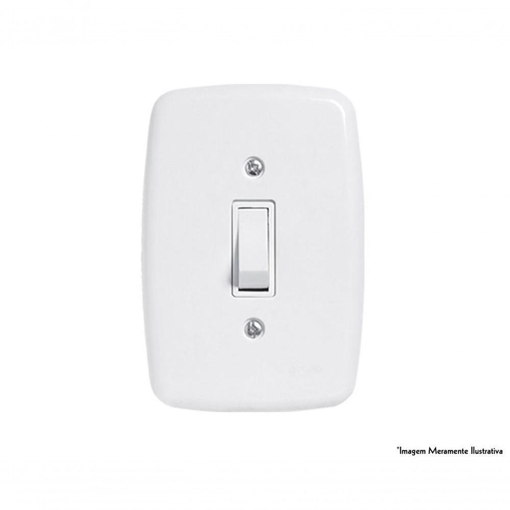 Interruptor Ideale Br 1 Simples C/Pl 3200 C/12Pcs - 1