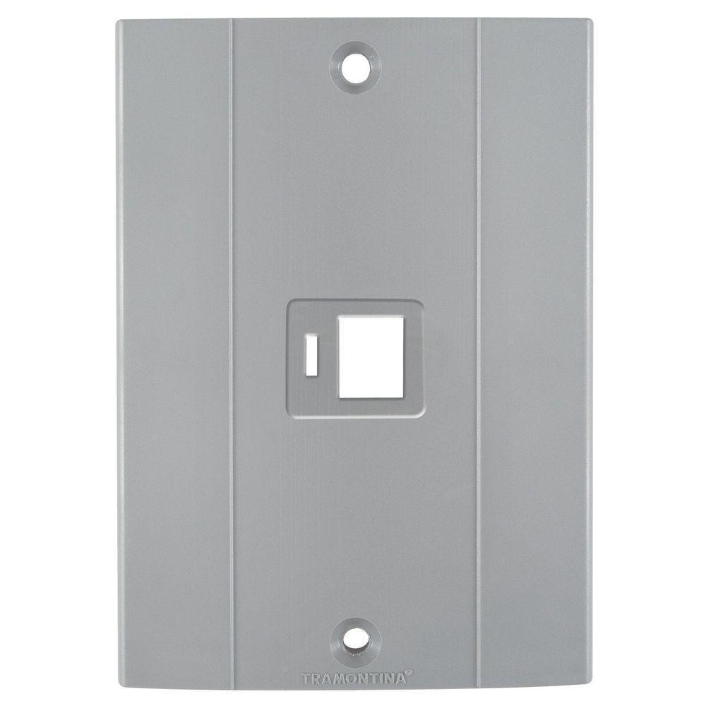 Tampa Com Suporte Para 1 Tomada Rj 45 Para Conduletes - 1