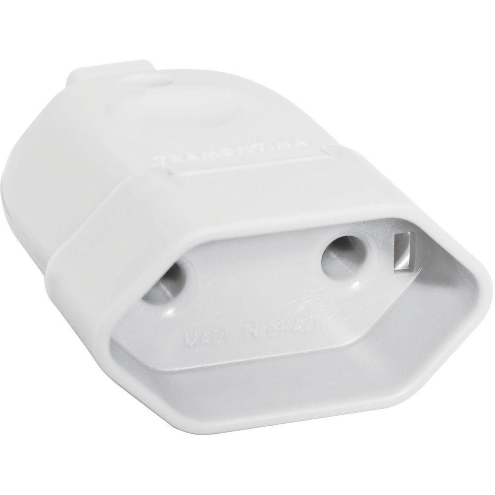 Plugue Fêmea 2p 10 A 250 V Tramontina Branco - 2
