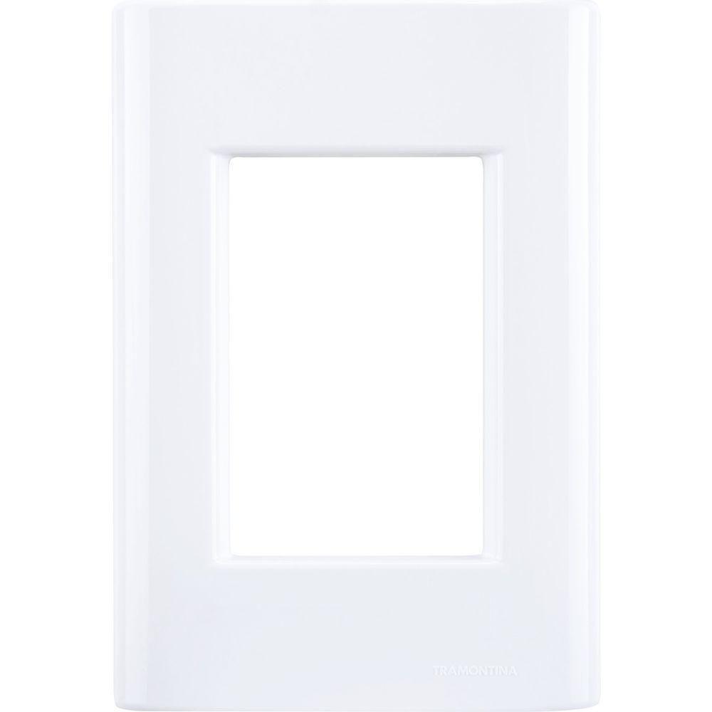 Placa 3 Postos 4x2 Tramontina Giz Branca - 3