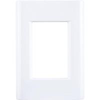 Placa 3 Postos 4x2 Tramontina Giz Branca - 3