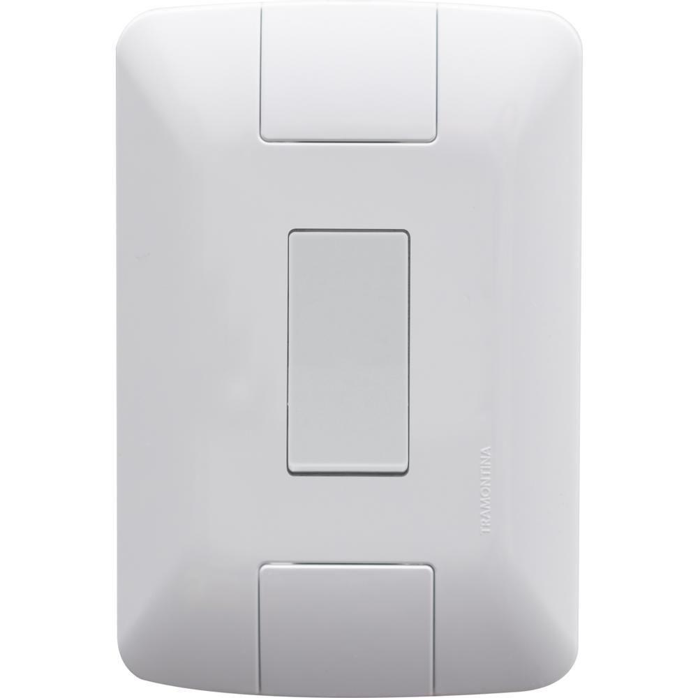 Conjunto 4X2 Com 1 Interruptor Simples Aria 6 A 250 V Branco - 2