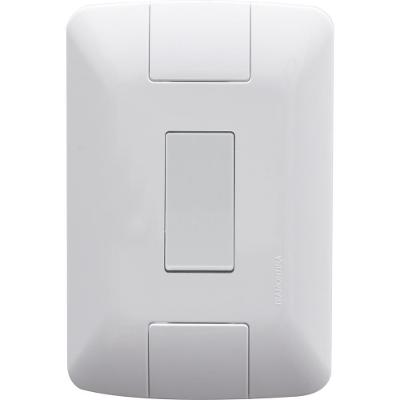 Conjunto 4X2 Com 1 Interruptor Simples Aria 6 A 250 V Branco