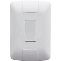 Conjunto 4X2 Com 1 Interruptor Simples Aria 6 A 250 V Branco - 1
