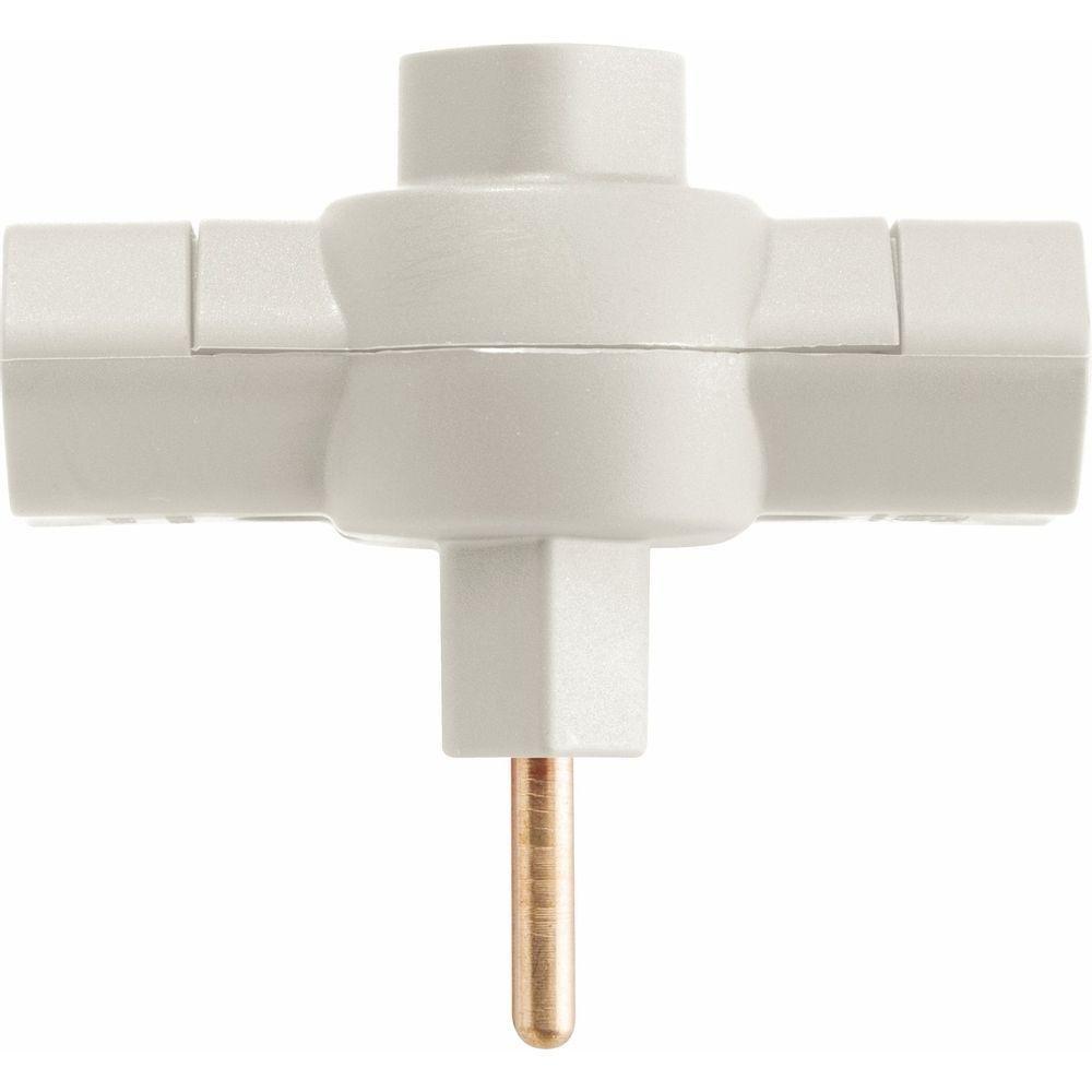 Plugue T 2p 10 A 250 V Tramontina Cinza - 2