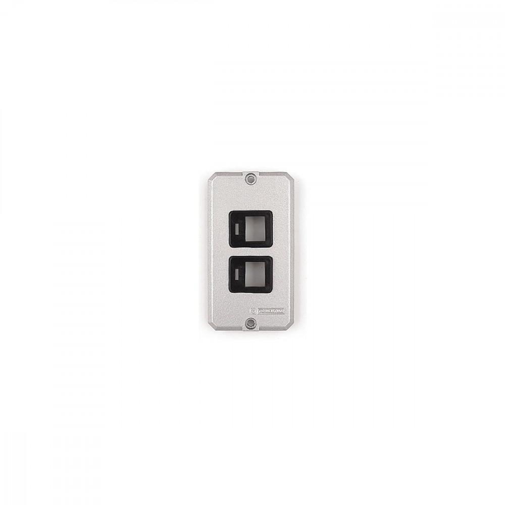 Tampa Para Condulete 1/2´´ E 3/4´´ Com 2 Postos - 1