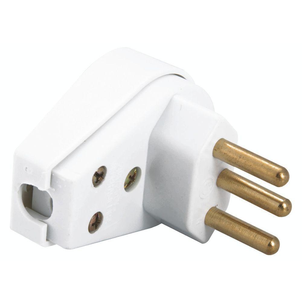 Plugue Angular 2p 20 A 250 V Branco Tramontina - 2