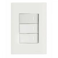 Conjunto 4x2 com 3 Interruptores Simples 10A 250V Tramontina - 2
