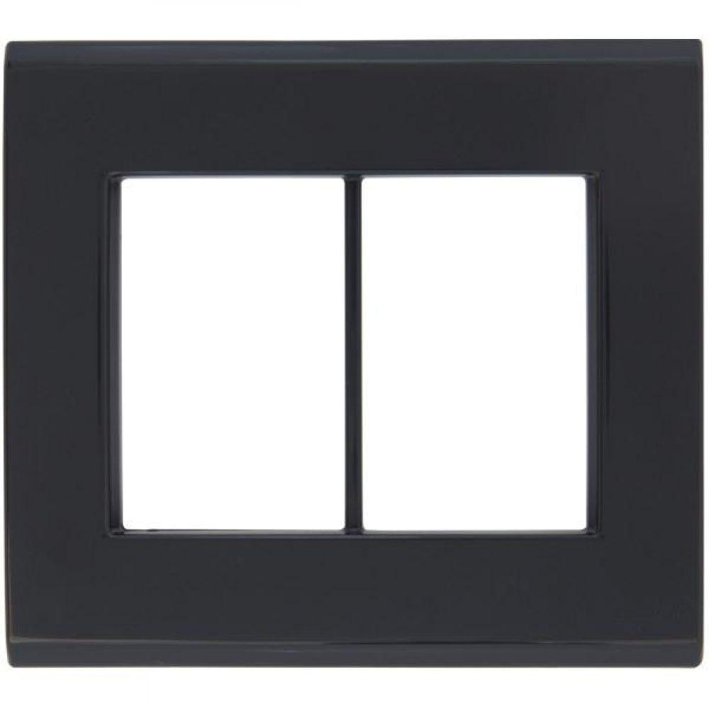 Placa 3 Postos 4x4 Tramontina Liz Grafite - 1