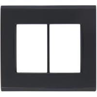 Placa 3 Postos 4x4 Tramontina Liz Grafite - 2