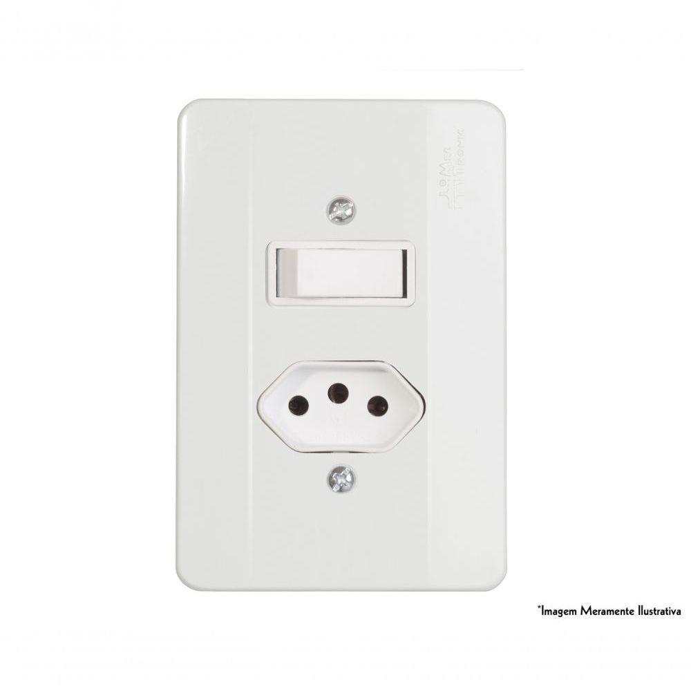 Interruptor 1Simp+1Tom 2P+T C/Pl 10A/250 39045Str-E9Pbm - 1