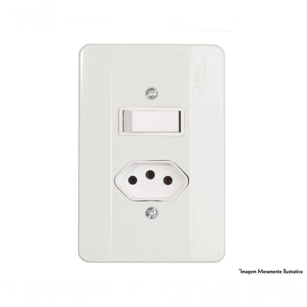 Interruptor Mill 1Simp+1Tom 2P+T C/Pl 20A/250V 39210 C/10Pcs - 1