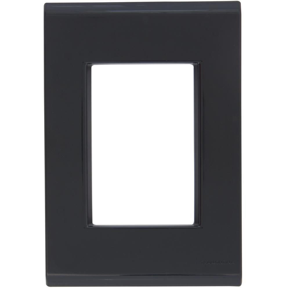 Placa 3 Postos 4x2 Tramontina Liz Grafite - 3