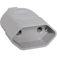 Plugue Fêmea 2p 250 V 10 A Tramontina Cinza - 1