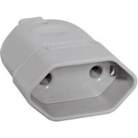 Plugue Fêmea 2p 250 V 10 A Tramontina Cinza - 2