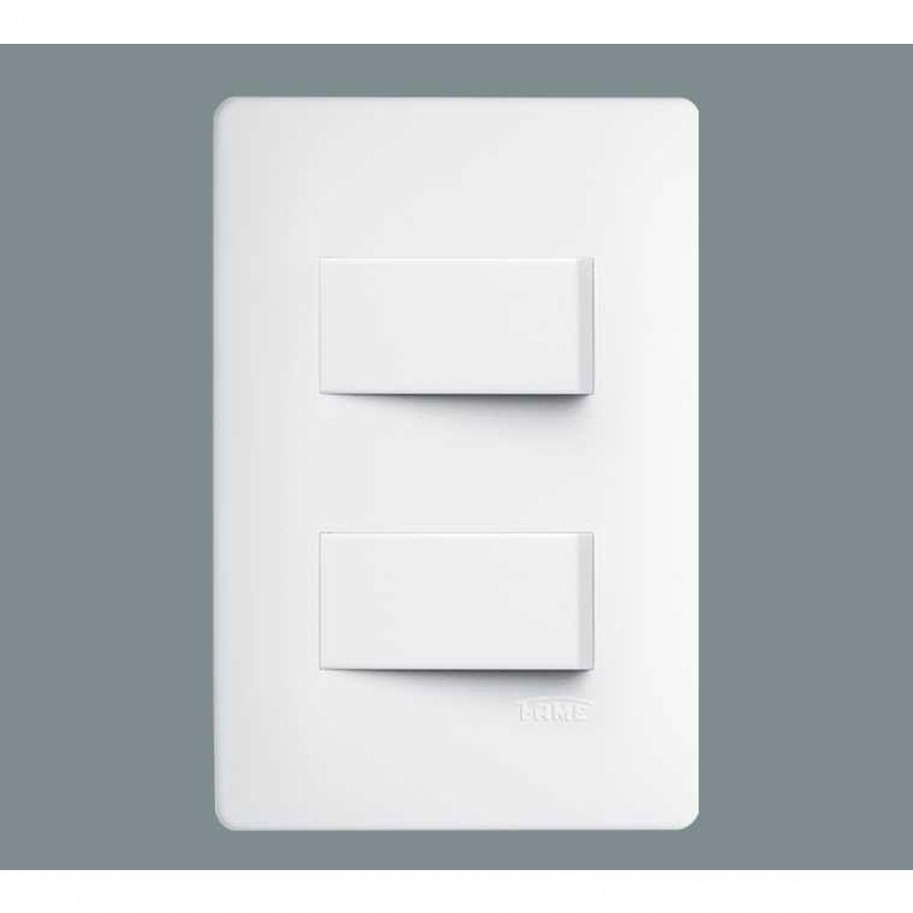 Conjunto 2 Interruptor Distanciados Simples - Habitat Fame - 2