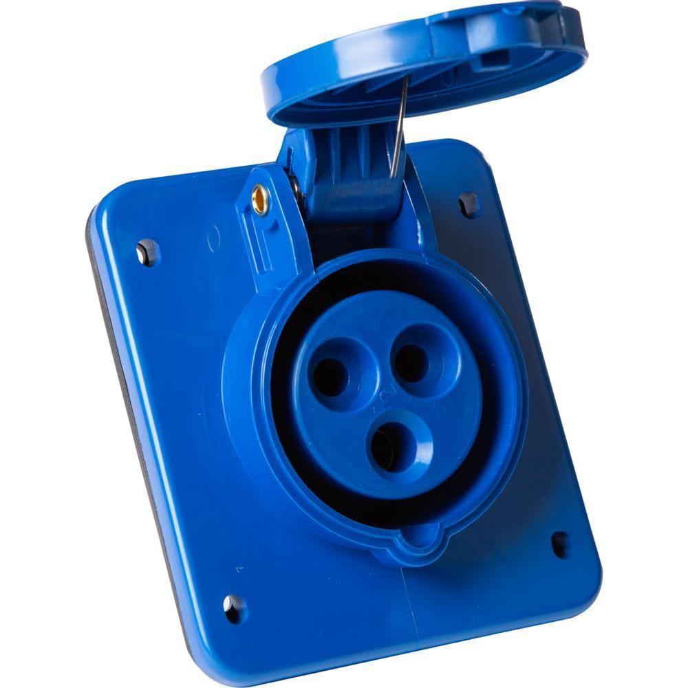 Tomada de Embutir Industrial 2p+t 32 A 220-250 Vca 6 H - 5