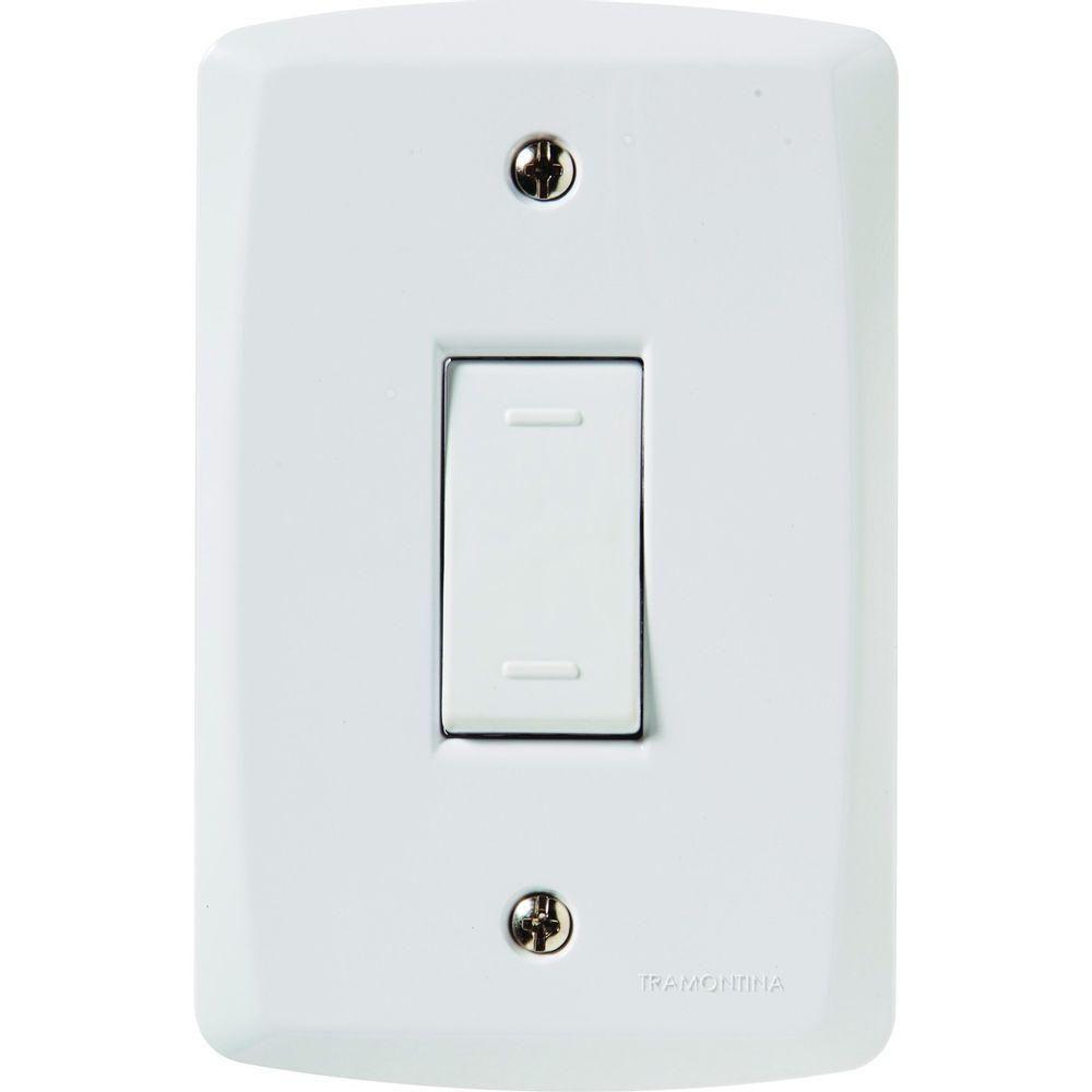 1 Interruptor Paralelo 10 A 250v Lux2 Branco - 4