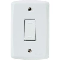 1 Interruptor Paralelo 10 A 250v Lux2 Branco - 2