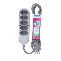 Extensão Múltipla 5 Tomadas 2p+t 10 A 250 V Tramontina 1,5 M - 2