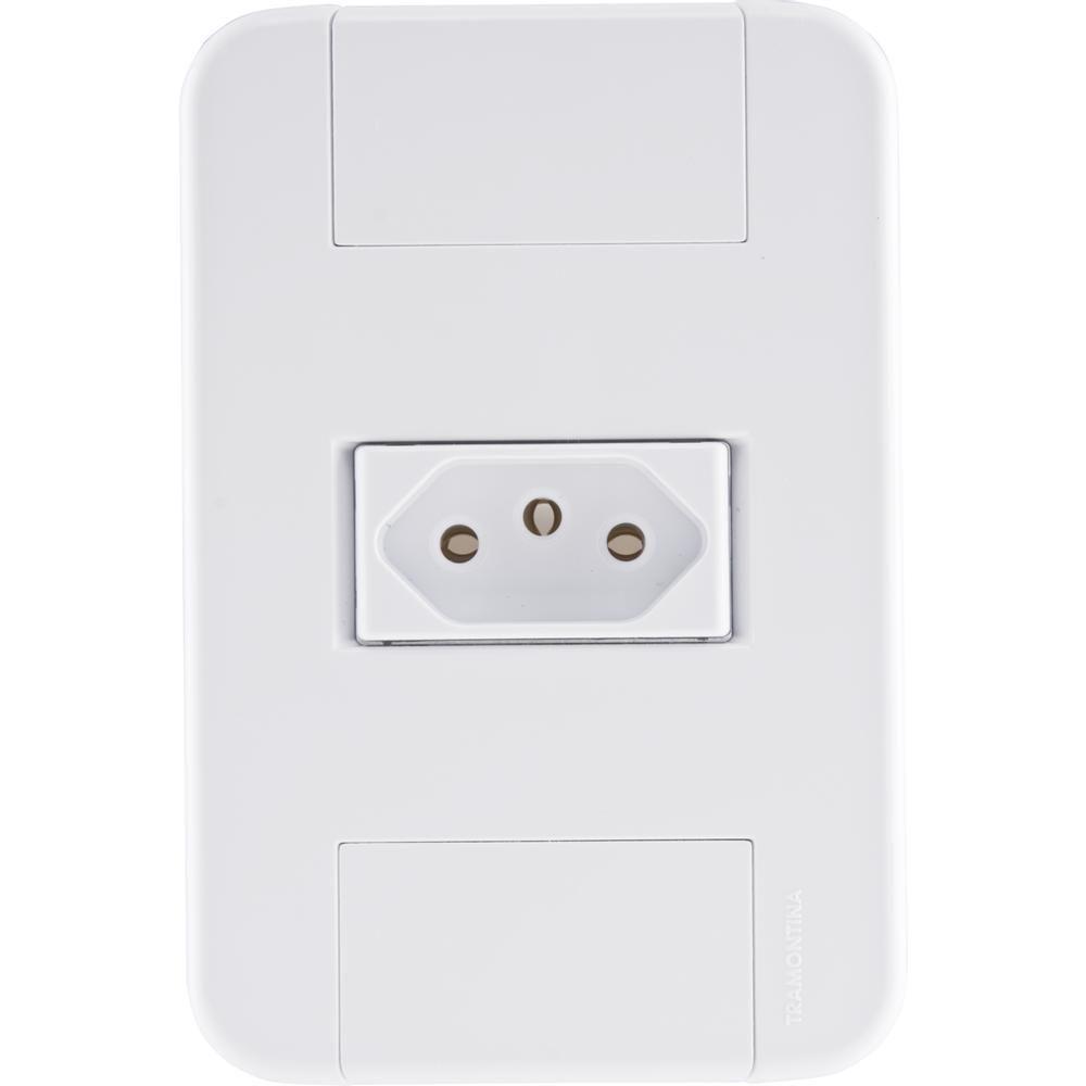 Conj 4x2 1 Tomada 2p+t 10 A 250 V Tramontina Tablet Branco - 2