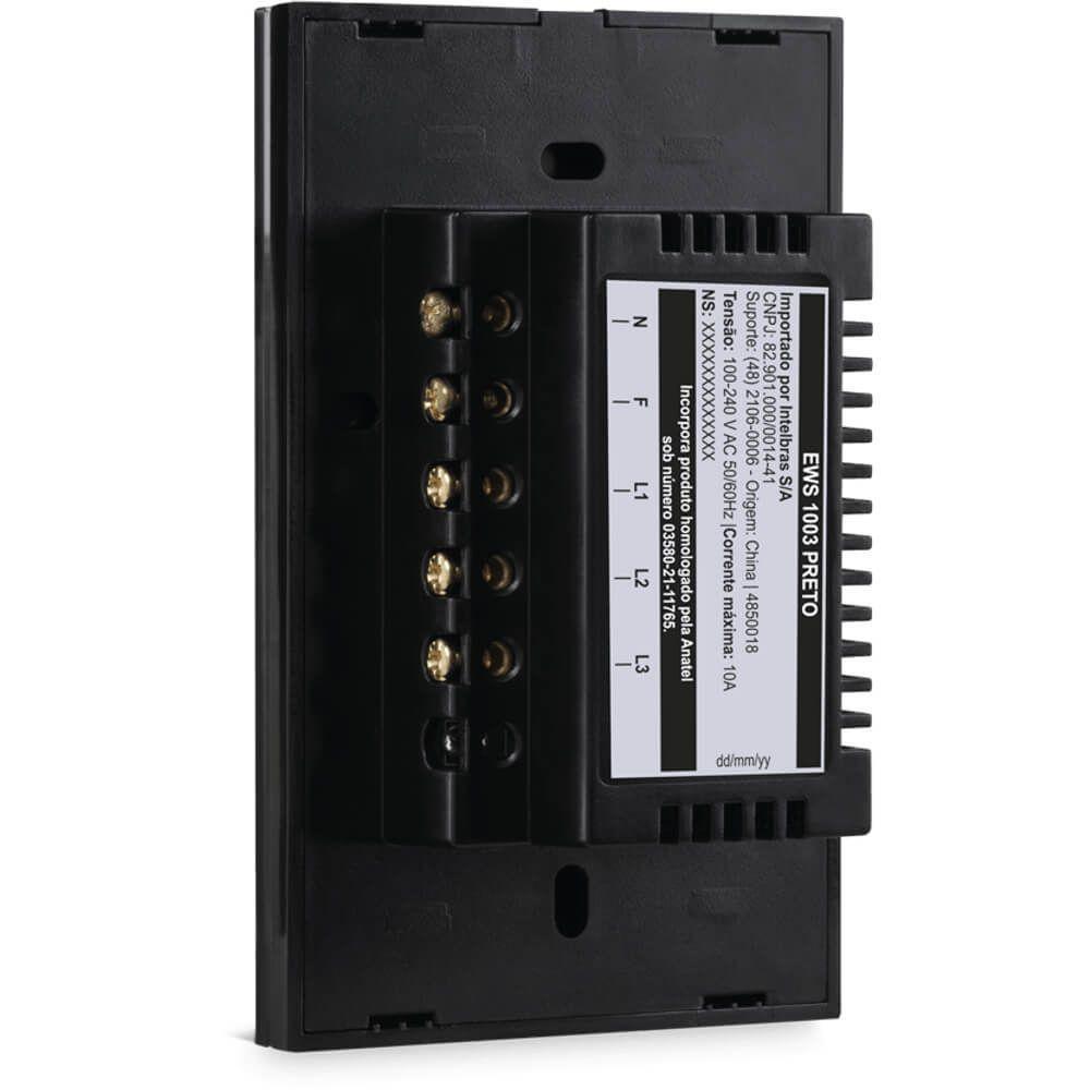 Interruptor Conector Inteligente W-ifi Touch 3 Intelbras Ews 1003 Br - 7