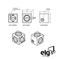 Powercube Original Pwc-r4u Elg Azul 4 Tomadas + 2 Usb - 7