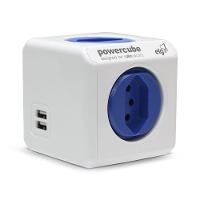 Powercube Original Pwc-r4u Elg Azul 4 Tomadas + 2 Usb - 12