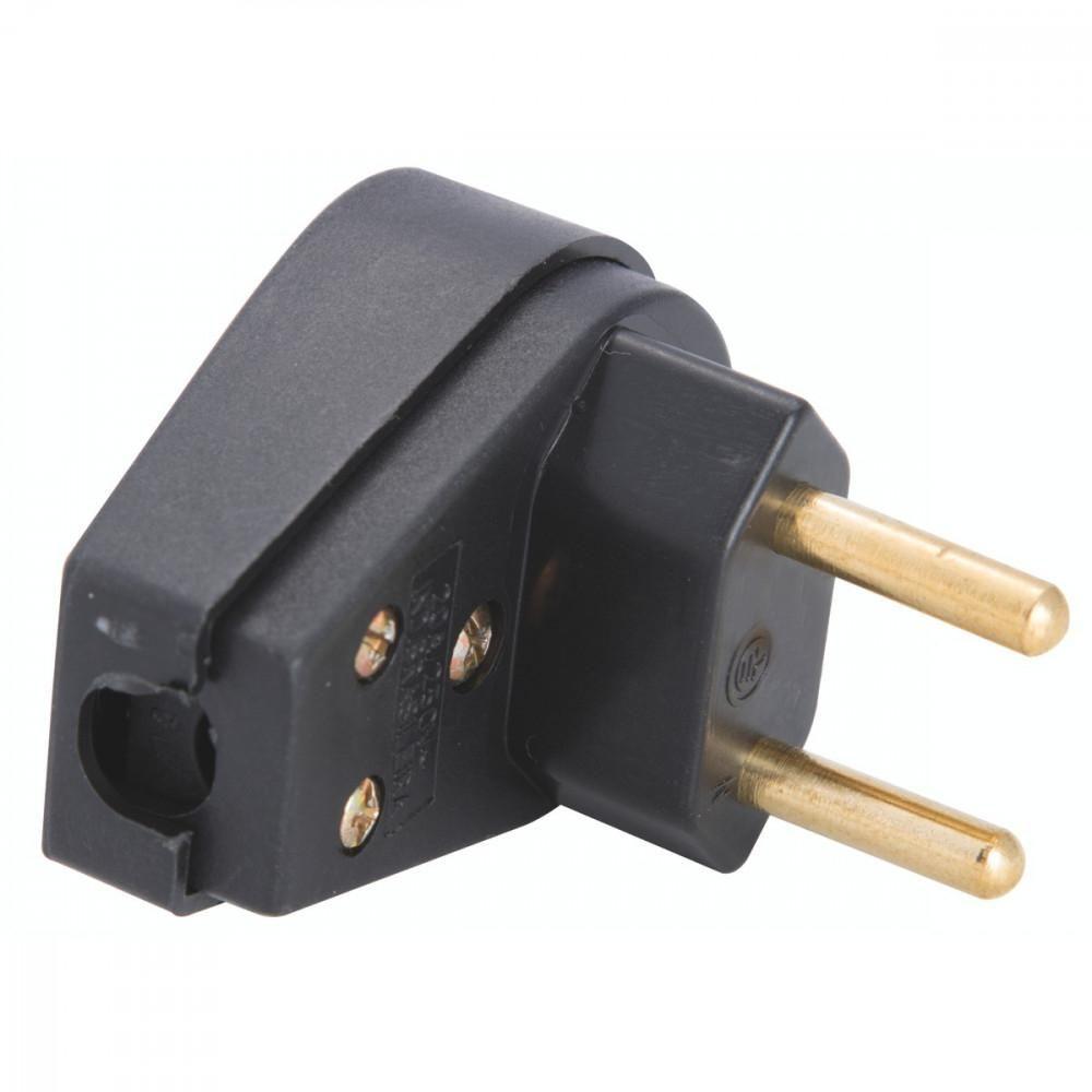 Plugue Angular 2p 20 A 250 V Preto Tramontina - 1