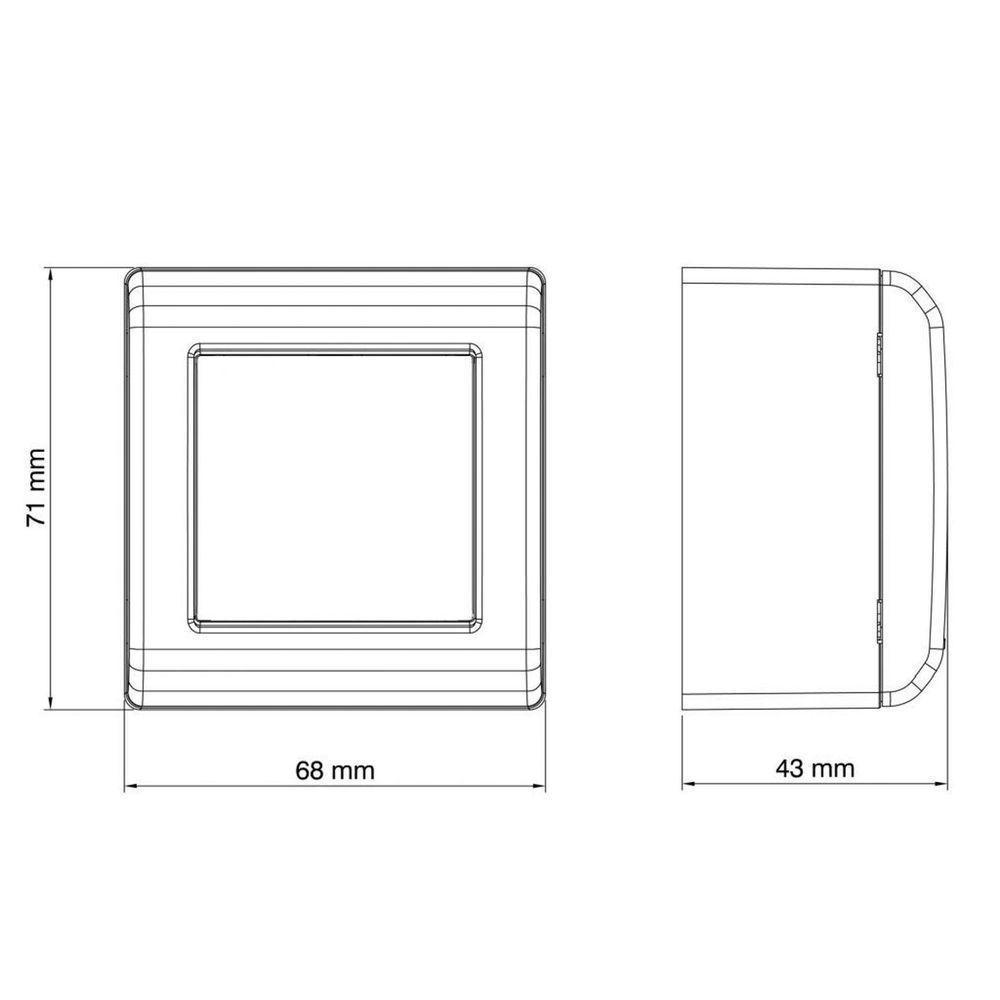 Caixa De Sobrepor Com 1 Interruptor Simples 10 A 250 V E 1 Tomada 2p+t 20 A 250 V Lizflex - 3